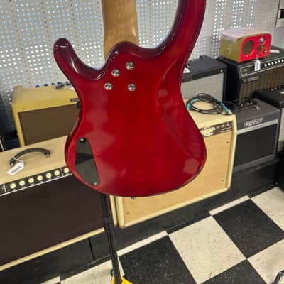 Arbor 5 string bass Red Jazz style image 12