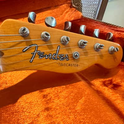 Fender American Vintage Reissue 52 Hot Rod Telecaster with Glaser B BENDER, VELVET HAMMER PICKUPS and Hardshell Case *Ready for Broadway* Late 2000’s - Butterscotch image 2