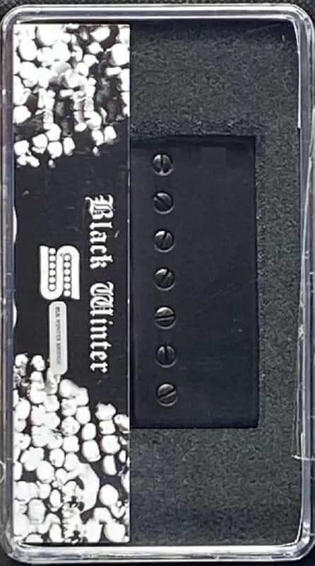 Seymour Duncan Black Winter 7 String Bridge Humbucker Pickup - Matte Black Metal Cover image 1
