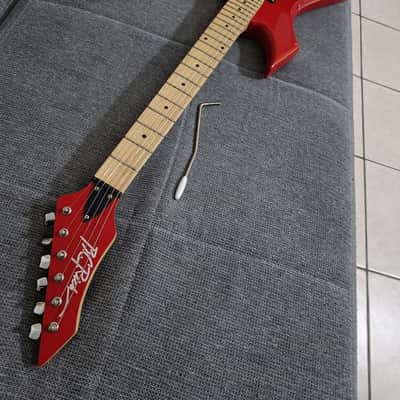 B.C. Rich Warlock Standard Red Reverse Headstock 1985 - 1995 Ultra Rare image 5