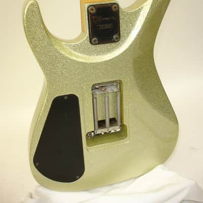 1990 Charvel Fusion Custom Electric Guitar, Rosewood Fingerboard, Gold Sparkle w/ Case image 13