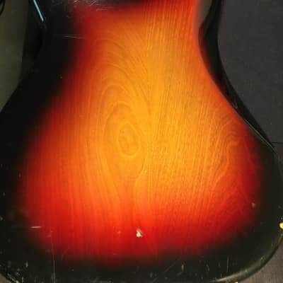 1983 Squier Precision Bass MIJ with DiMarzio Relentless Middle Pickups Sunburst image 4