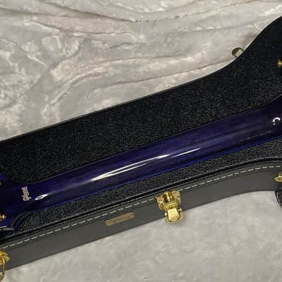 Immagine NEW! Gibson Dealer Select Custom Shop Les Paul Custom Blue Widow AAA Figured Flame Top - Authorized Dealer - 10.25lbs - G07682 - 10