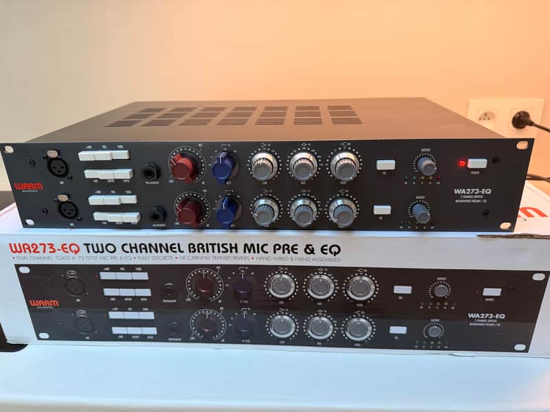 Warm Audio WA273-EQ 2-Channel British Microphone Preamp NEW in box image 1