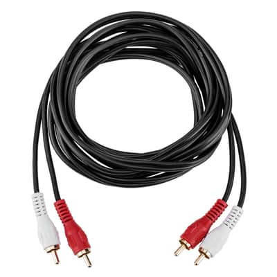 Behringer UCA202 Ultra-Low Latency 2-In/2 Out USB/Audio Interface with Digital Output Bundle WIth Studio Monitor Headphones, Hard Carry Case, RCA Male to 2 RCA Male Stereo Audio Cable 10' image 5