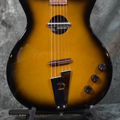 Danelectro Convertible Acoustic Electric Guitar Sunburst NEW w minor Finish blem FAST Shipping image 1