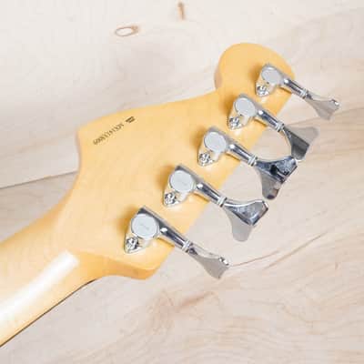 Fender Deluxe Active Jazz Bass Okoume V 2014 Natural w/ Bag image 7