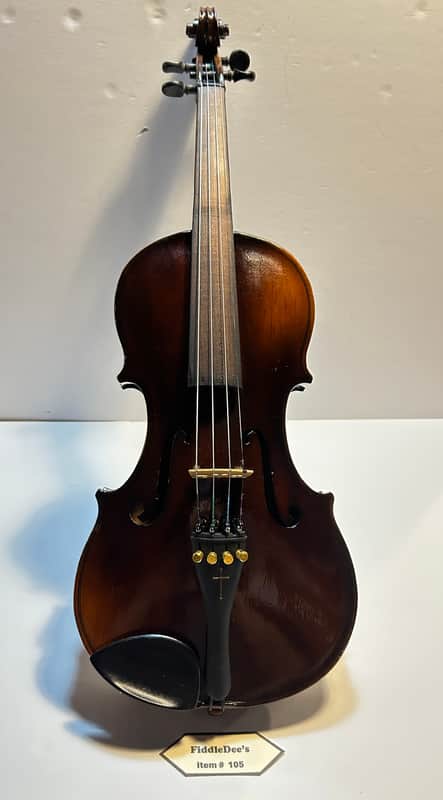 Vintage 4/4 Unlabeled Copy of Antonio Stradivarius 1905-1910 - Dark Finish image 1