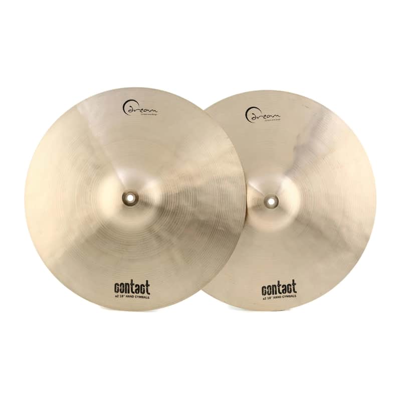 Dream Cymbals A2C18 Contact Series 18" Hand Cymbals (Pair) *USA Small Business* image 1