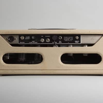 Fender Tremolux AA763 w/Larry Rodgers Reproduction 2x10 Cabinet Piggyback Tube Amplifier (1964), ser. #A01599. image 13