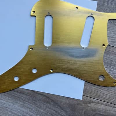 Fender Duo Sonic 1956 thru 1958 Gold Anodized Aluminum pickguard pre CBS 50's vintage reissue USA image 5