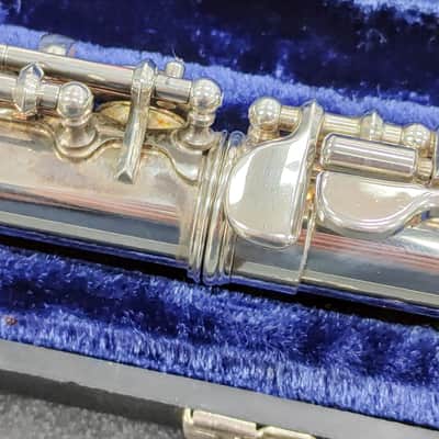 W.T. Armstrong Model 104 Student Flute Closed Hole C Foot w/ Original Case image 15