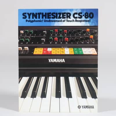 Yamaha CS-80 Polyphonic Synthesizer original brochure
