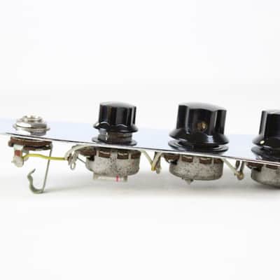 1970 Vintage Fender Jazz Bass Control Plate Stackpole Potentiometers Pots Cap 1960s-1970's USA Early-CBS image 7