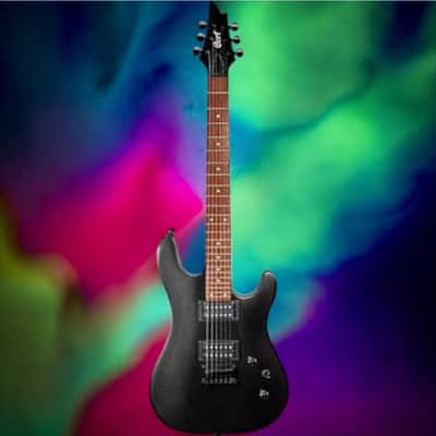 Cort KX Series Double Cutaway KX100 Electric Guitar Black Metallic image 9