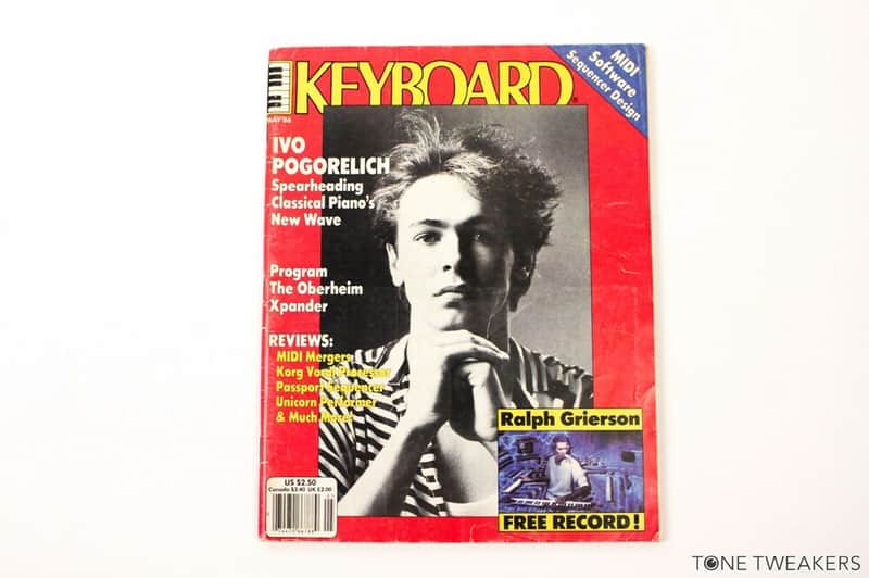 KEYBOARD MAGAZINE May 86 Ivo Pogorelich Ralph Grierson Dave Stewart David Frank image 1