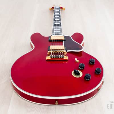 1997 Gibson BB King Lucille ES-355 Semi-Hollowbody Guitar Cherry Stereo, Near-Mint w/ Case & Hangtags, Yamano image 11