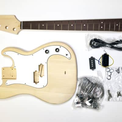 DIY Electric Bass Guitar Kit - P-Bass Build Your Own Kit image 1