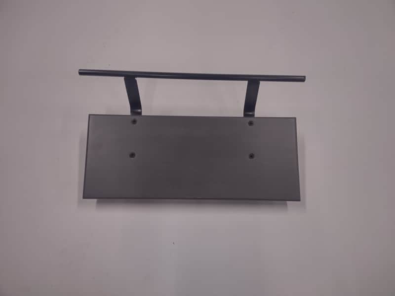 Packard Pedal Boards 8"x18" Slanted Starter Kit - Carbon Gray Matte image 1