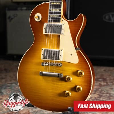 Gibson Custom Shop Limited Edition 1959 Les Paul Standard Reissue Murphy Lab Electric Guitar - Faded Peach Burst Heavy Aged with Hardshell Case image 1