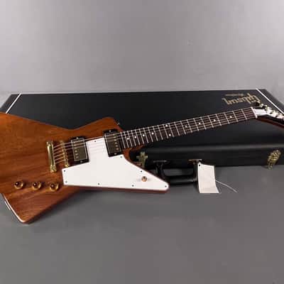 Immagine 2014 Gibson Custom Shop 1958 "Benchmark" Explorer Reissue – Natural Mahogany ~ Mint! - 10