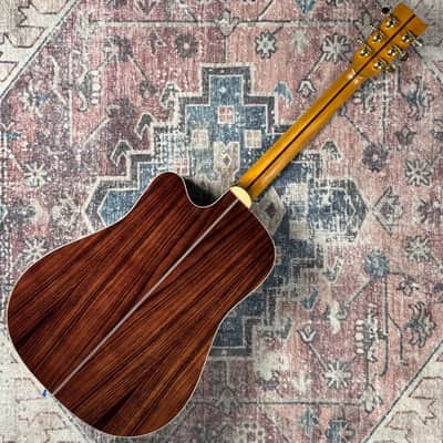 2023 Zager ZAD900CE/AURA/N Natural Fishman Aura Acoustic Electric Guitar W/ Original Hardshell Case! image 4