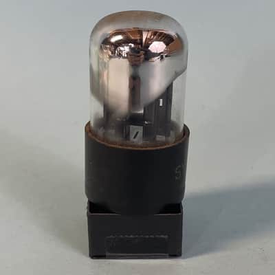 1950s Sylvania 6SN7GT Vintage Black Plate Chrome Top Preamp Tube! T266 image 4