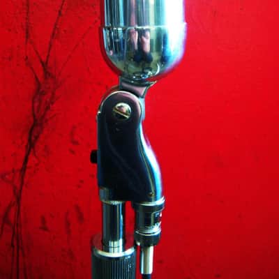 Vintage 1950's Stromberg Carlson MD-37CS dynamic microphone / Electro Voice 630 variant Hi Z harp mic w cable & stand image 8