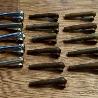 Ludwig Lot of 16 Vintage Bass Drum Claws Ludwig Slingerland Etc image 2
