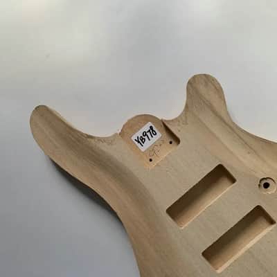 Unfinished Basswood 4 String Bass Body DIY Project image 2