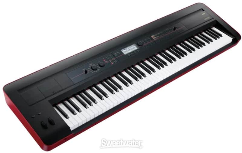 Korg KROSS 88-Key Digital Synthesizer Workstation 2010s - Black image 1