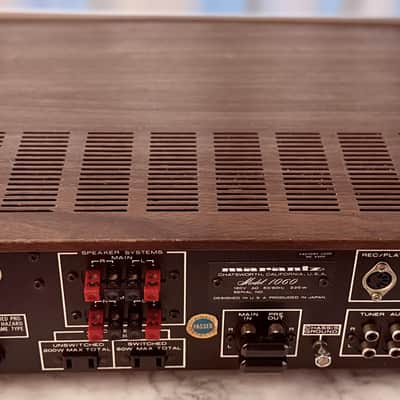 ✨ Marantz 1060 Vintage Integrated Amplifier – Serviced, Partially Recapped, Metal Case, 3+ Hour Bench Tested – BVA image 14