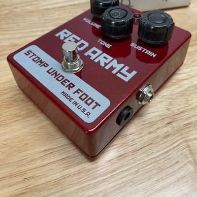 Stomp Under Foot Red Army Russian Muff Fuzz Pedal Comparable to Civil War image 5