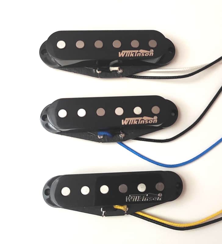 Wilkinson WHS Strat single coil pickup SET, high output. image 1