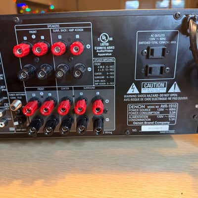 Denon AVR-1910 AV 7.1 Ch Digital Surround HDMI Receiver Remote Bundle SERVICED🔥 image 9