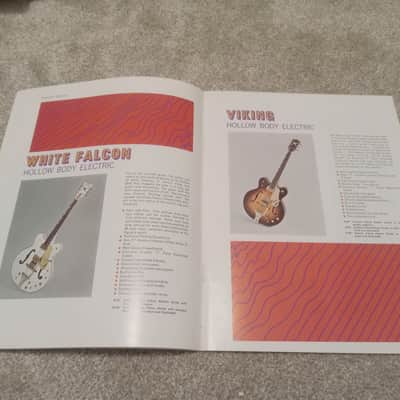 Vintage 1968 Gretsch Guitar, Bass, Amplifier Catalog! Rare, Original Case Candy, Paperwork! image 4