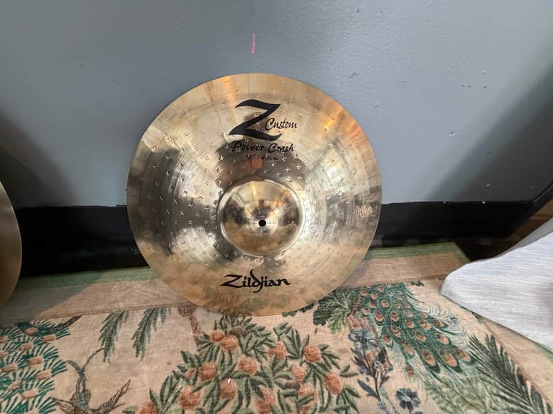 Zildjian Z custom power crash 18” very clean cymbal 2004 image 1