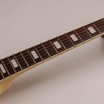 ESP Edwards E-FV-120D Vintage White 2014 MIJ Flying V – Seymour Duncan SH-1 / SH-4 image 5