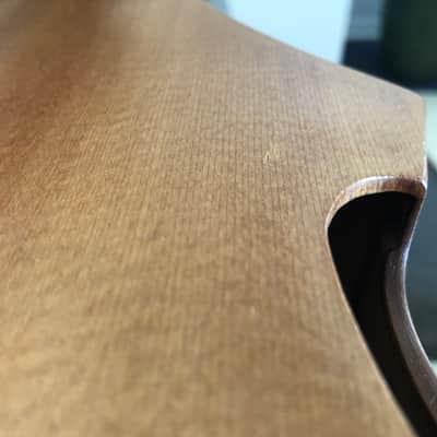 TogaMan Guitars Bistro Model 2011 Natural Finish Bowed Guitar image 5
