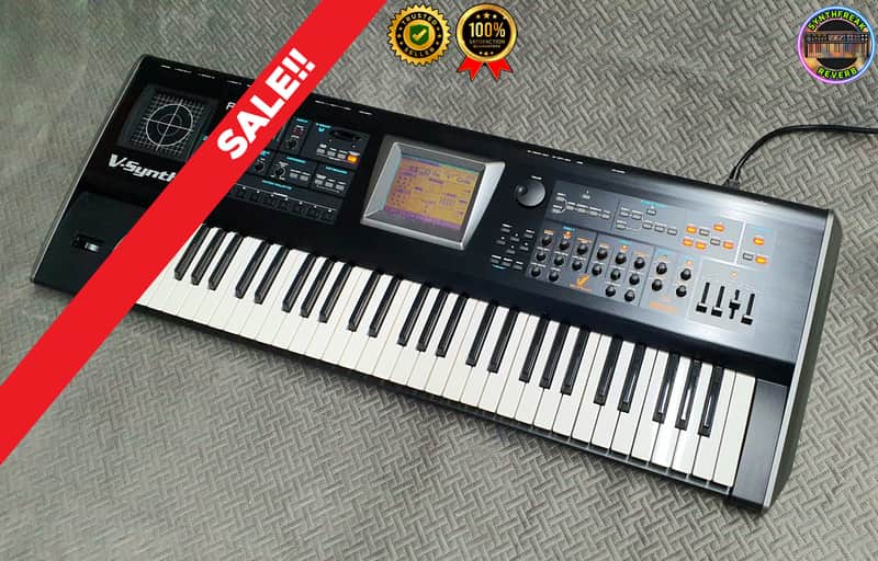 Roland V-Synth 61-Key Digital Synthesizer ✅ RARE Workstation ✅ CHECKED & World Wide Shipping image 1