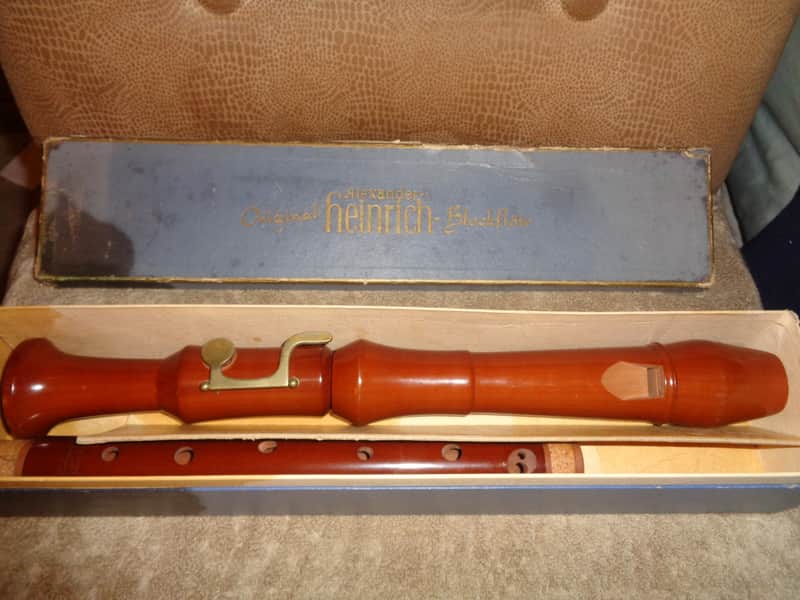 vintage new old stock Alexander Heinrich Original Blockflote Tenor