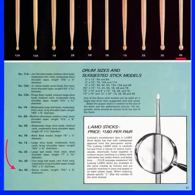 Bass Drum Mallets, Gong Beater and Snare Drum Sticks Bild 9