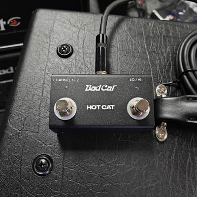 Bad Cat Hot Cat 2-Channel 45-Watt Guitar Amp Head - Black w/ Black sparkle grille image 6
