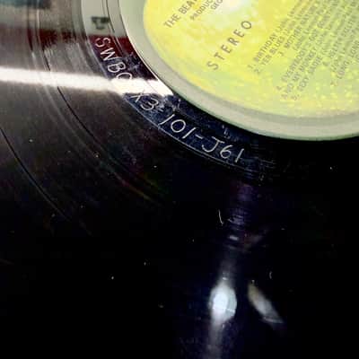 1968-70 Apple Records The Beatles White Album | Embossed SWBO-101 | Rare Unplayed | Scranton PA | Collectors Piece image 4