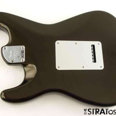 Fender American Ultra II Stratocaster Strat BODY w/ HARDWARE, USA Texas Tea image 3