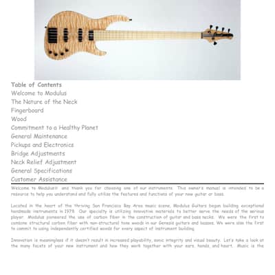 Modulus Genesis 5 Bass  Sunburst image 11
