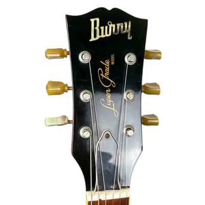 Burny Super Grade Les Paul Standard - Cherry Sunburst image 9