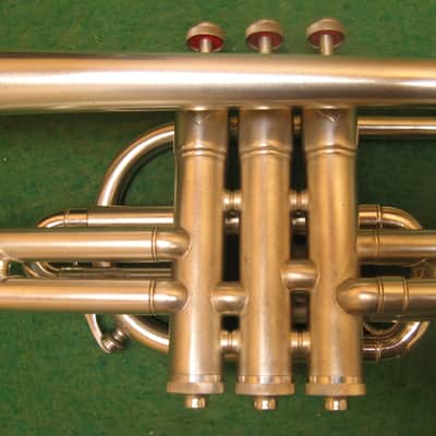 H.N. White American Standard Silver Cornet 1932 - Excellent! - Case and H.N. White 3 Mouthpiece image 9