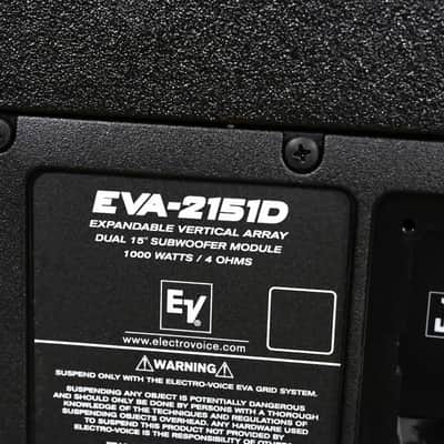 Electro-Voice (EV) EVA-2151D Dual 15" Passive Line Array Subwoofer CG01YAV *ASK FOR SHIPPING* image 8