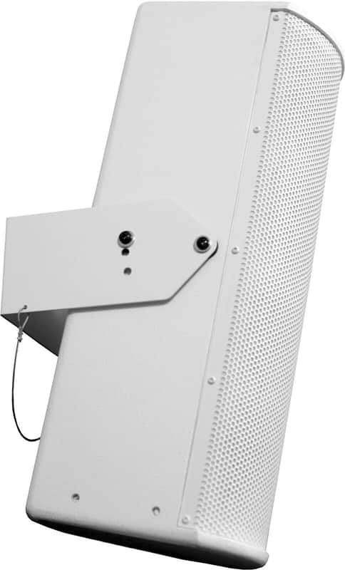 Galaxy Audio LA4DPMW 100 Watt Powered Line Array Speaker - White image 1